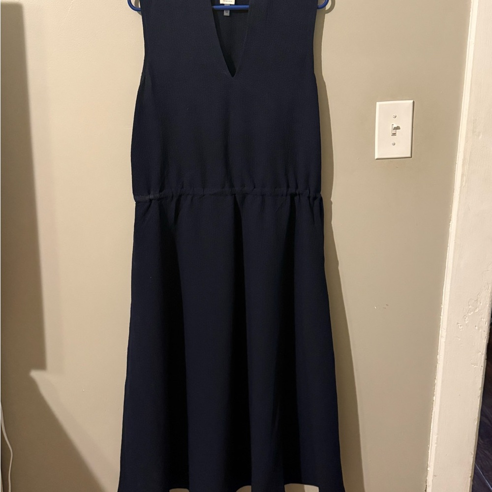 Anne Klein Navy Textured Garment